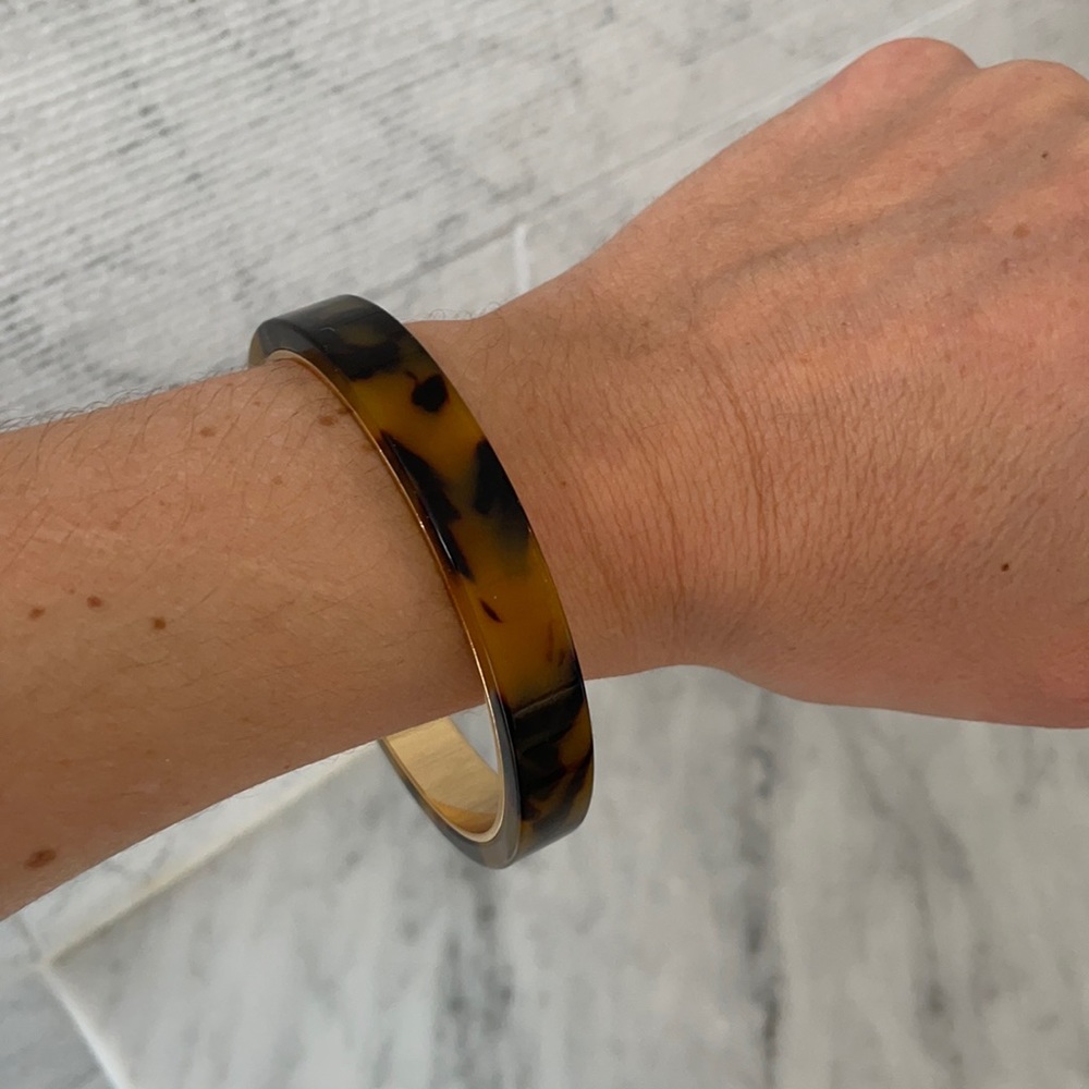 J Crew tortoise bangle bracelet